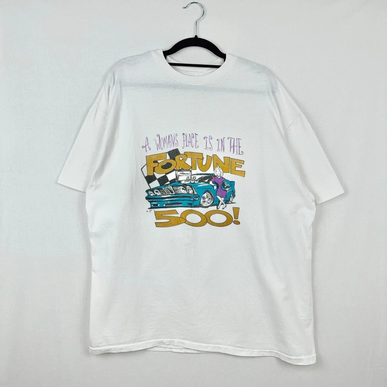 Feminist Vintage 1992 Hanes Beefy Fortune 500 Tee XL